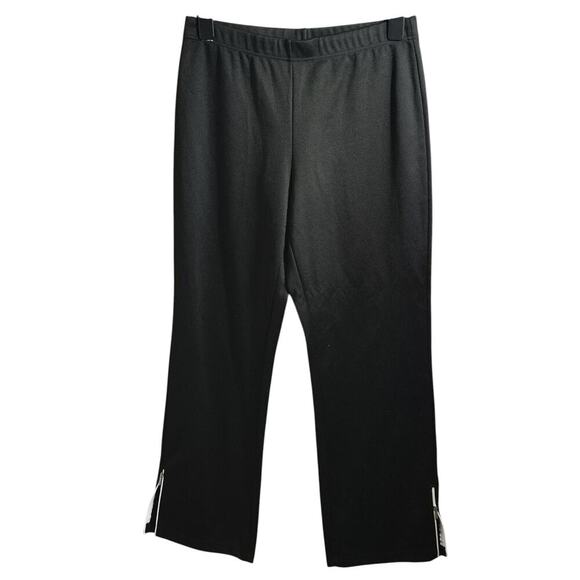 Lauren Active Ankle Zip Pant Black Womens Size Medium - Picture 1 of 4